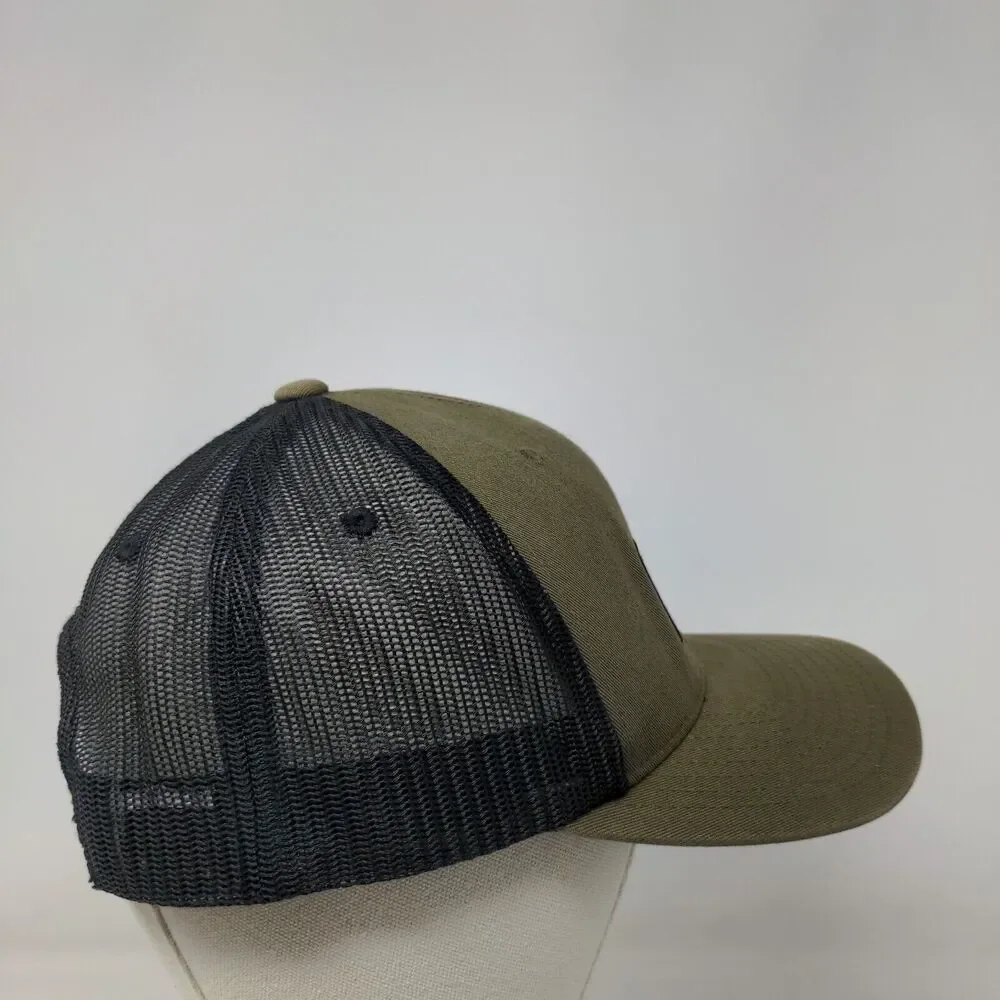 O'Neill Snapback Trucker Hat Green One Size Adjustable Mesh Back 6 Panel - Picture 4 of 7